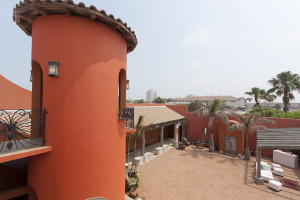 Casa Mariposa Courtyard and Tower